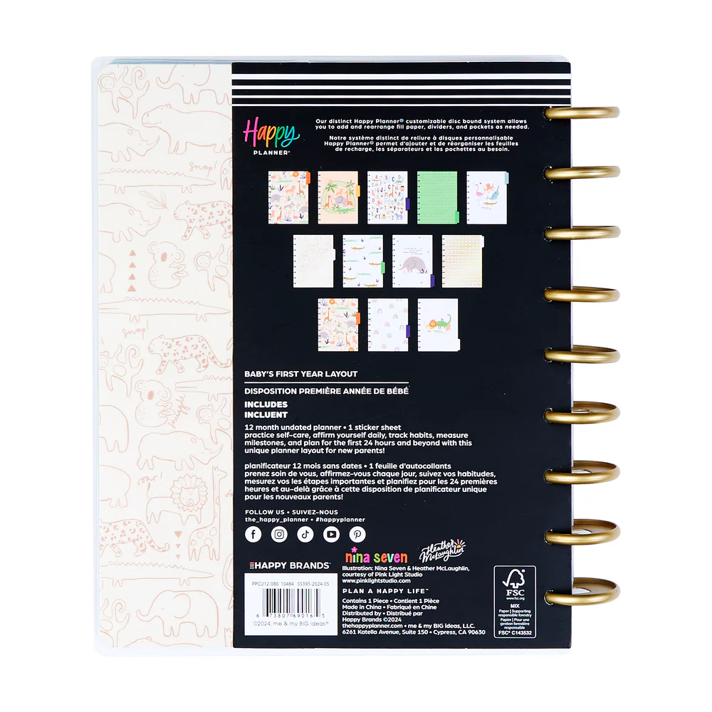 Undated Hello Little One Baby Planner - Classic Baby's First Year Layout - 12 Months - Image 13