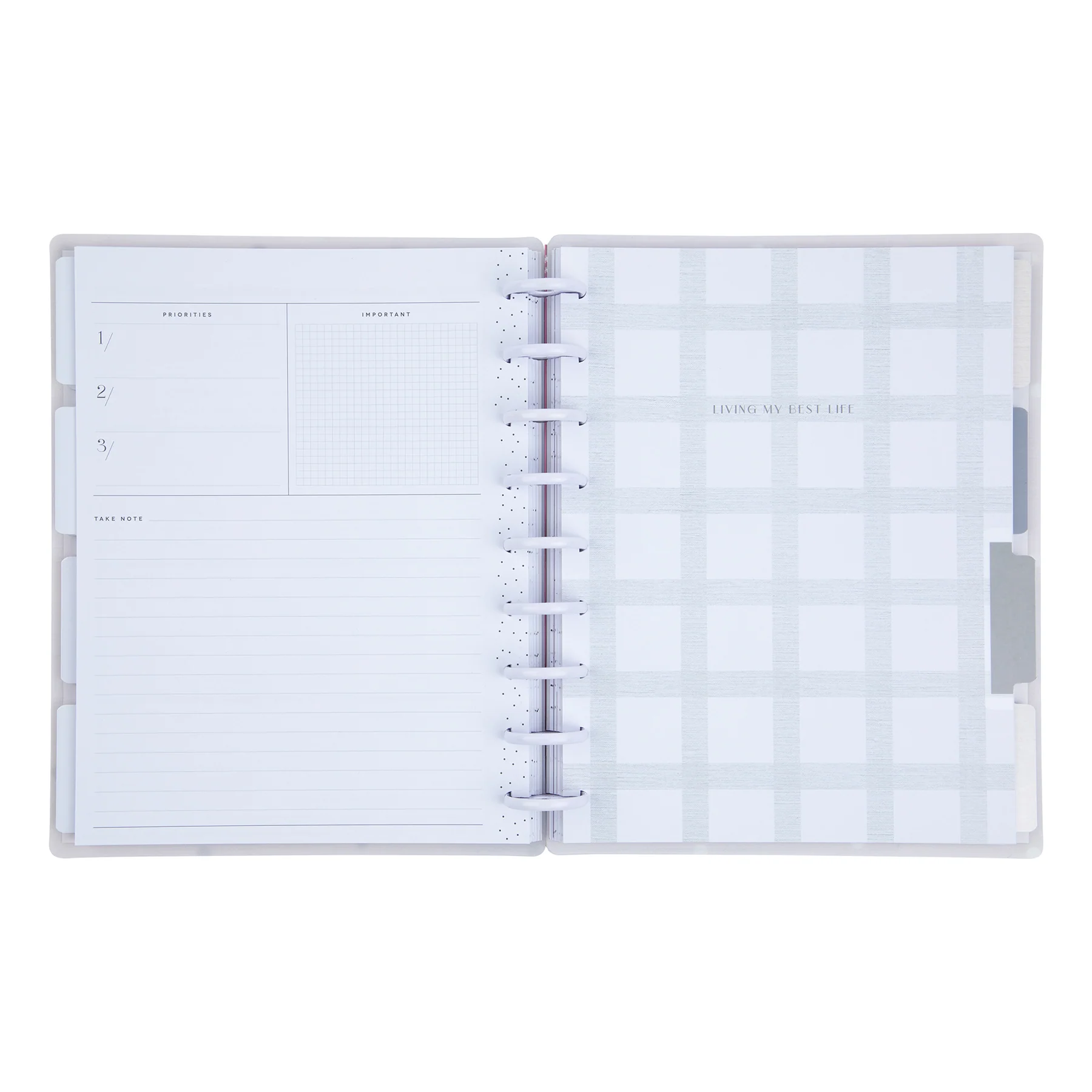 Undated Hello Today Frosted Customizable Planner - Classic Horizontal Layout - 12 Months - Image 2