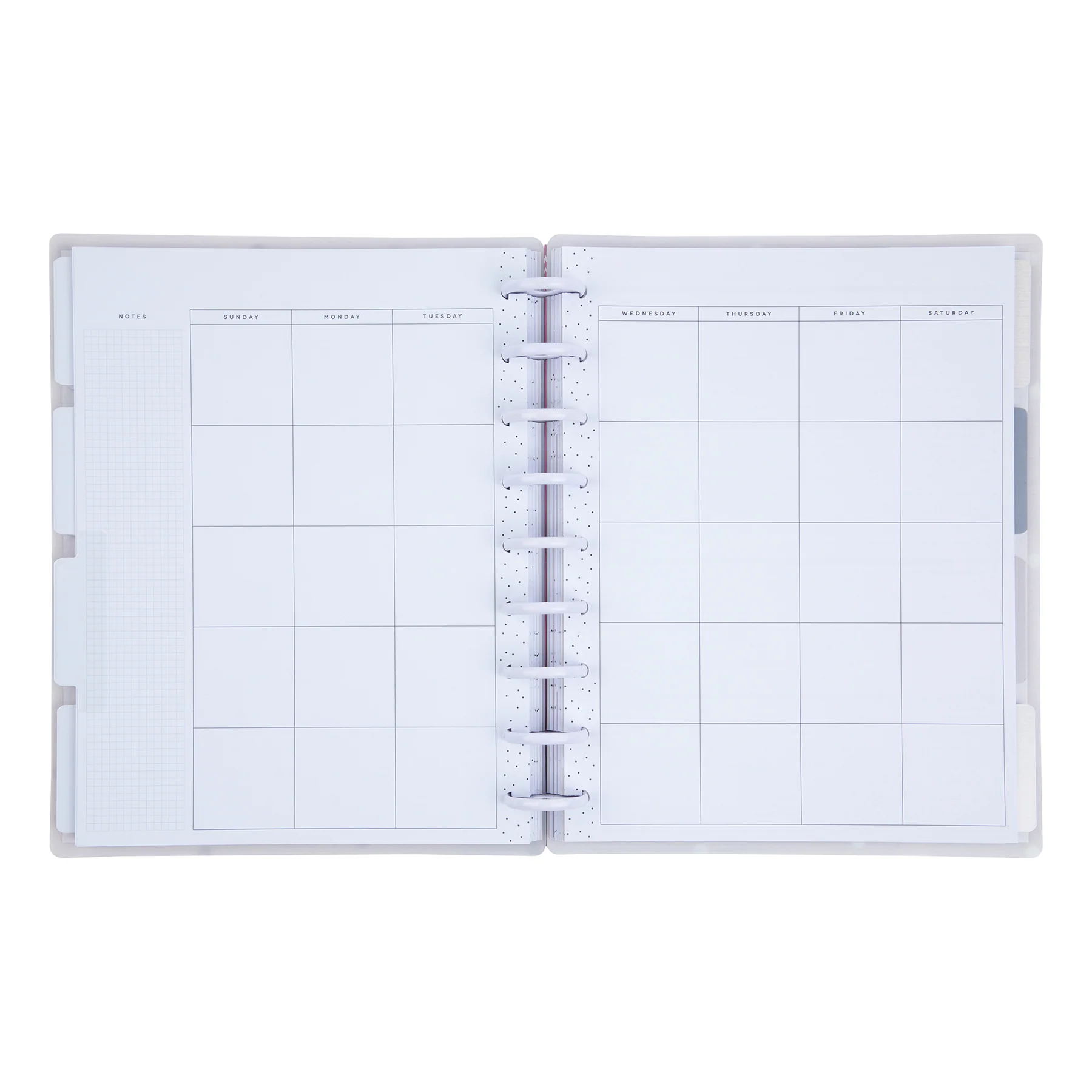 Undated Hello Today Frosted Customizable Planner - Classic Horizontal Layout - 12 Months - Image 3