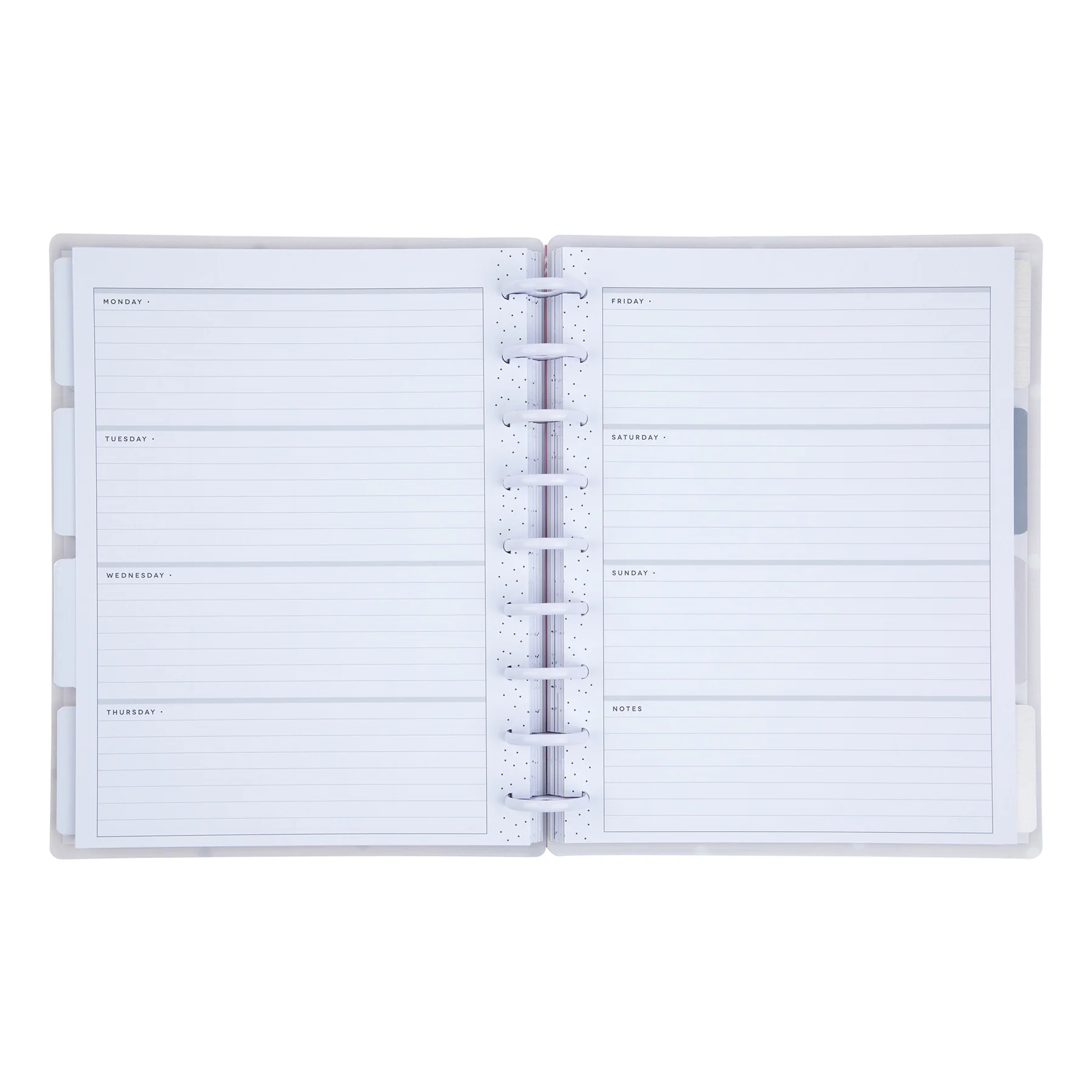 Undated Hello Today Frosted Customizable Planner - Classic Horizontal Layout - 12 Months - Image 4