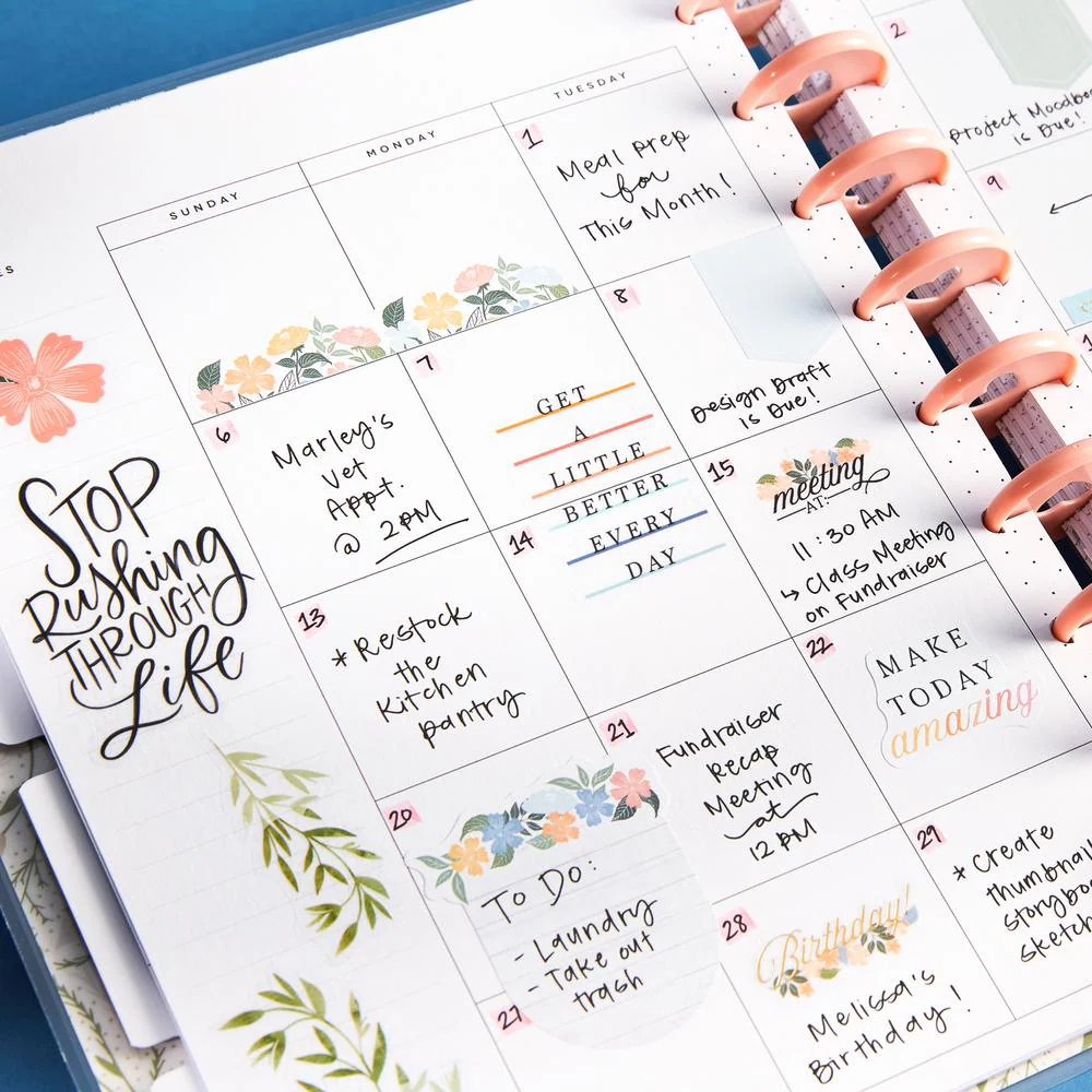 Undated Homebody Classic Monthly Happy Planner - 12 Months - Image 3