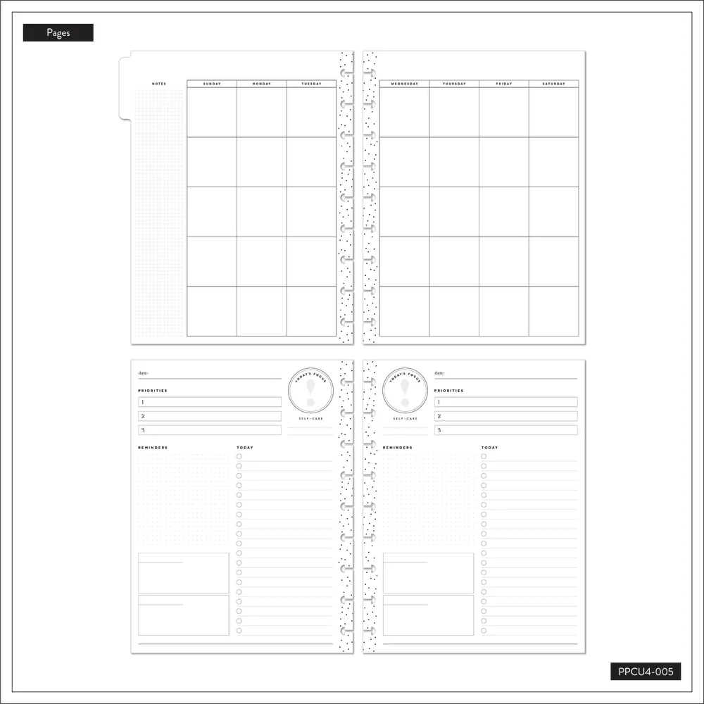 Undated Kind & Wild Happy Planner - Classic Daily Layout - 4 Months - Image 8