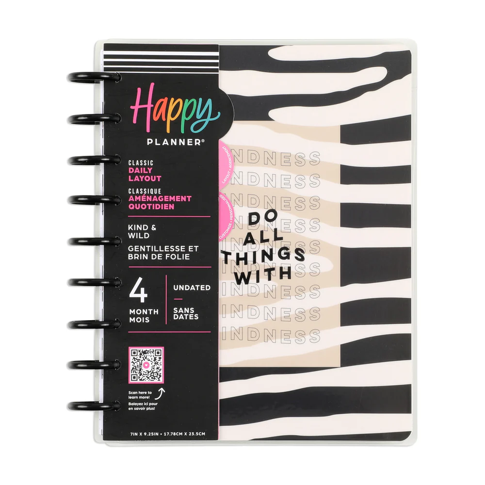Undated Kind & Wild Happy Planner - Classic Daily Layout - 4 Months - Image 9