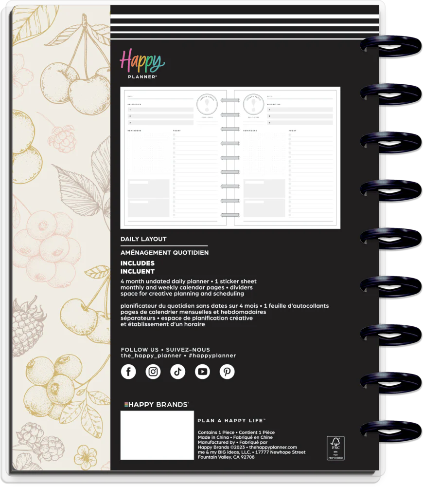 Undated Modern Farmhouse Happy Planner - Classic Daily Layout - 4 Months - Image 9