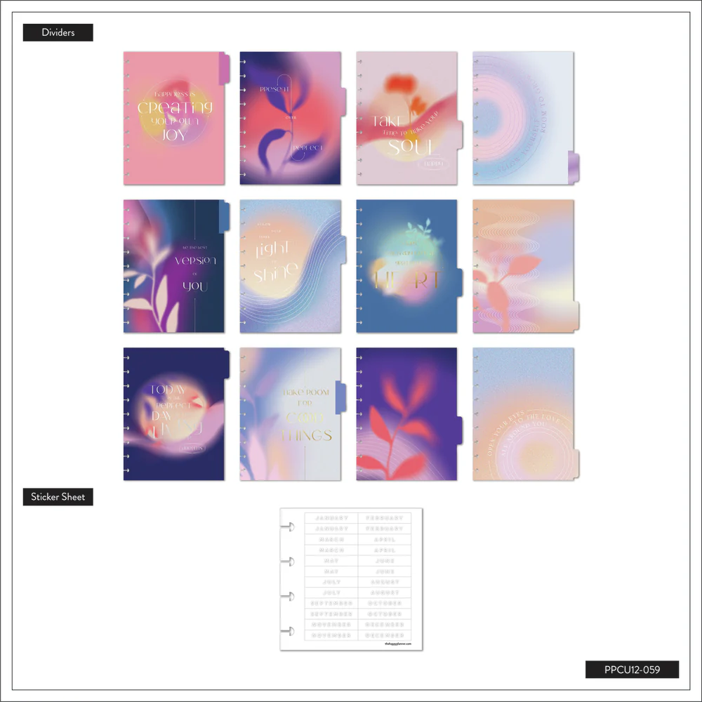 Undated New Aura Happy Planner - Classic Wellness Layout - 12 Months - Image 7