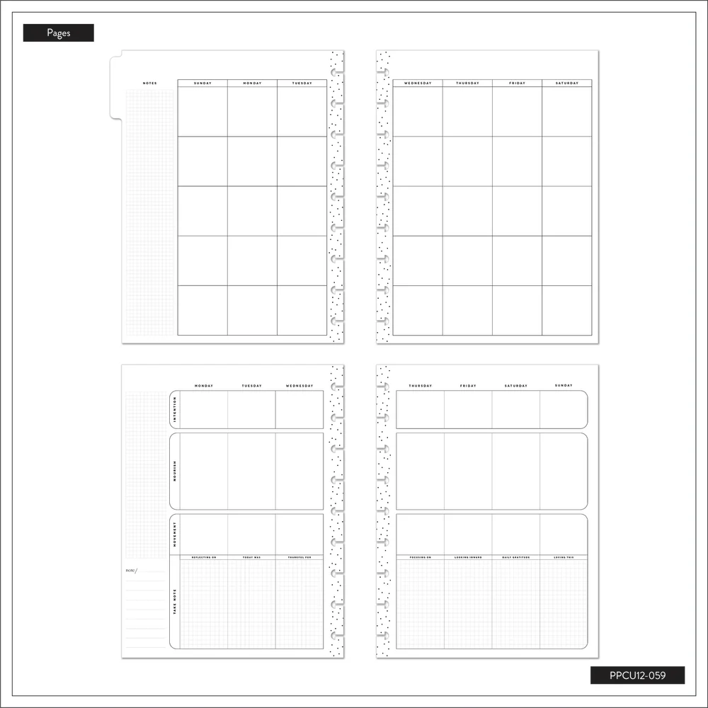 Undated New Aura Happy Planner - Classic Wellness Layout - 12 Months - Image 8
