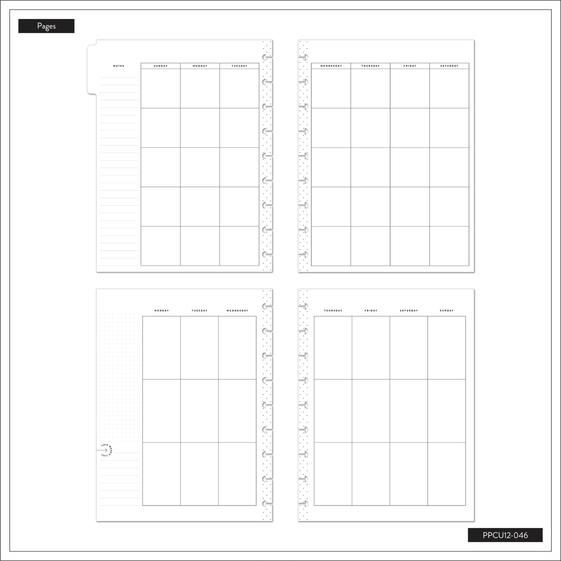 Undated New Beginnings Happy Planner - Classic Vertical Layout - 12 Months - Image 10
