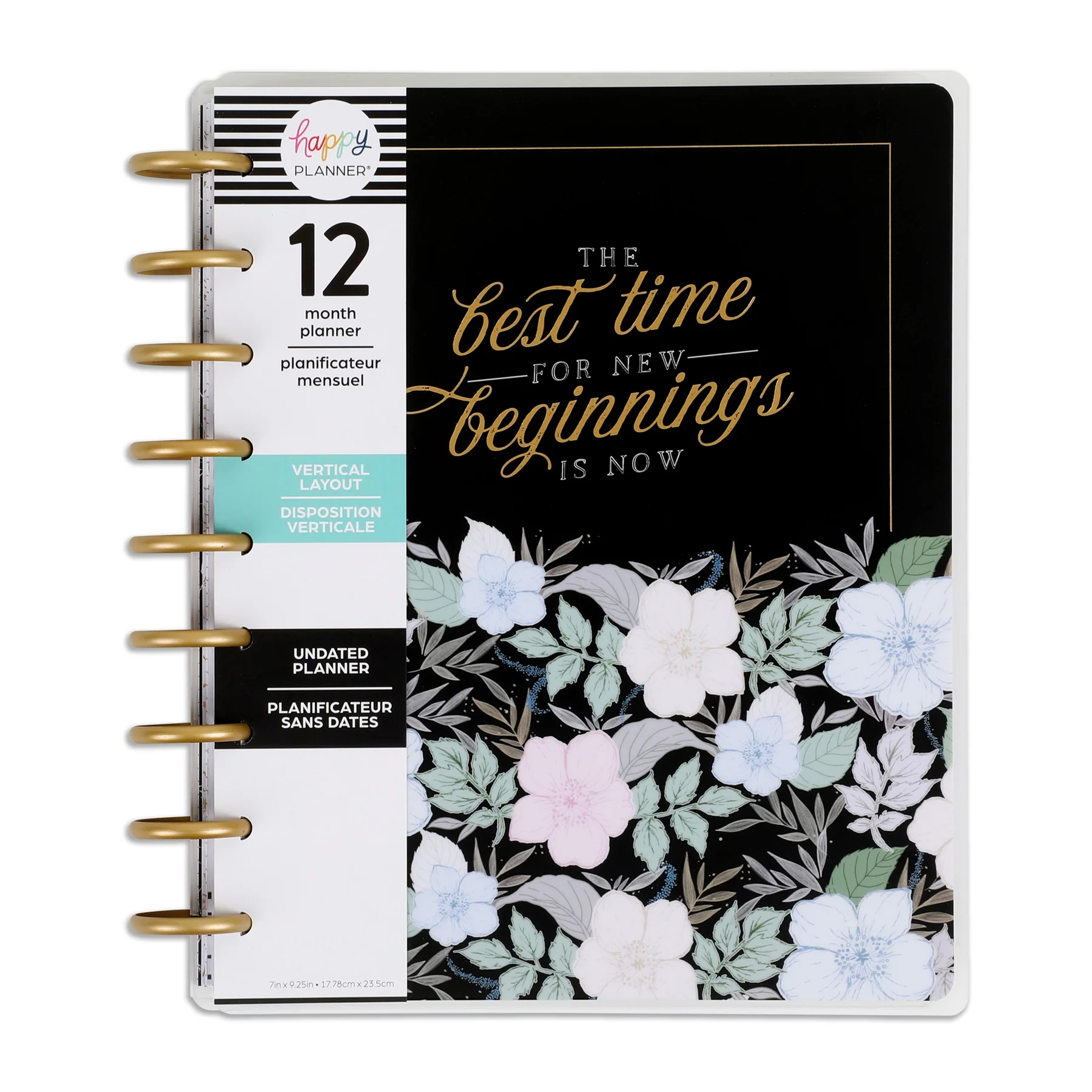 Undated New Beginnings Happy Planner - Classic Vertical Layout - 12 Months - Image 11
