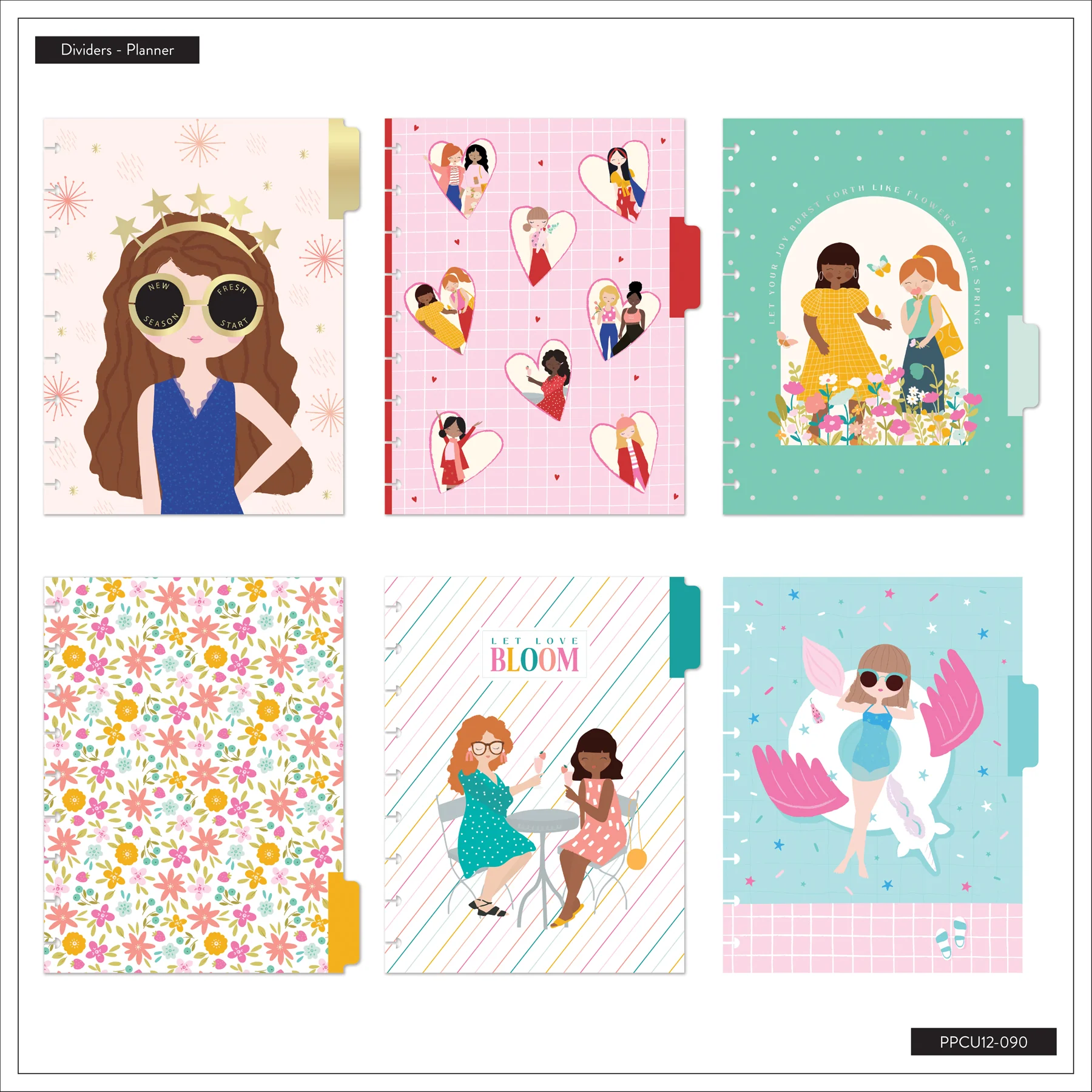 Undated OG Seasonal Squad Goals Customizable Planner - Classic Vertical Planner - 12 Months - Image 18