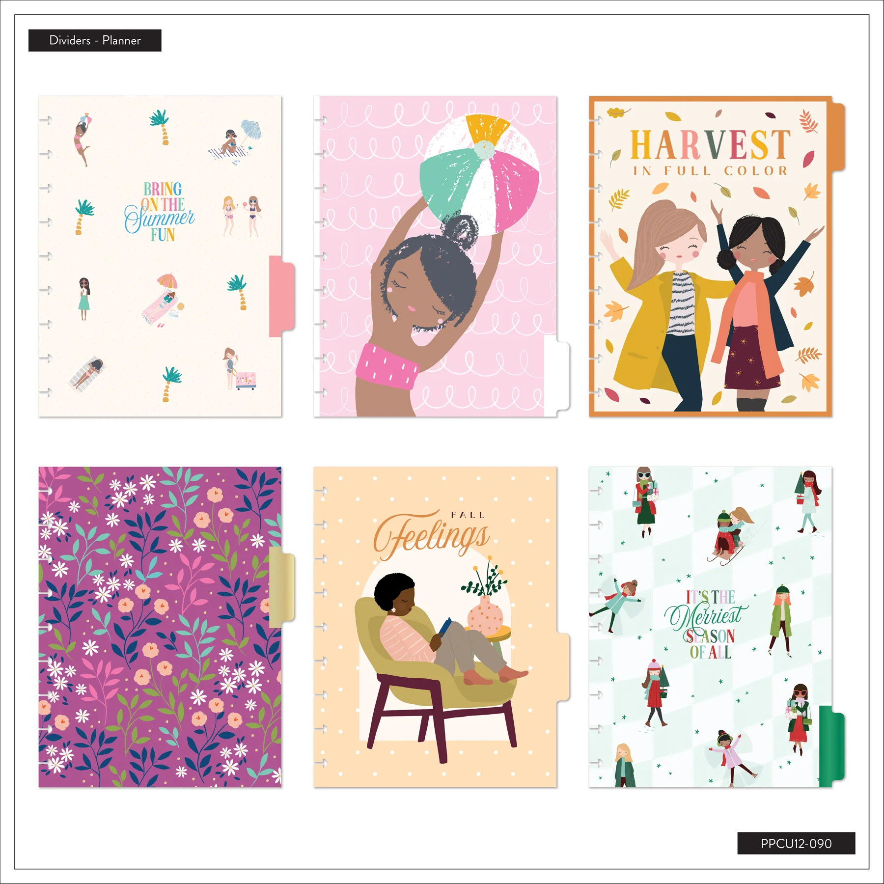 Undated OG Seasonal Squad Goals Customizable Planner - Classic Vertical Planner - 12 Months - Image 19
