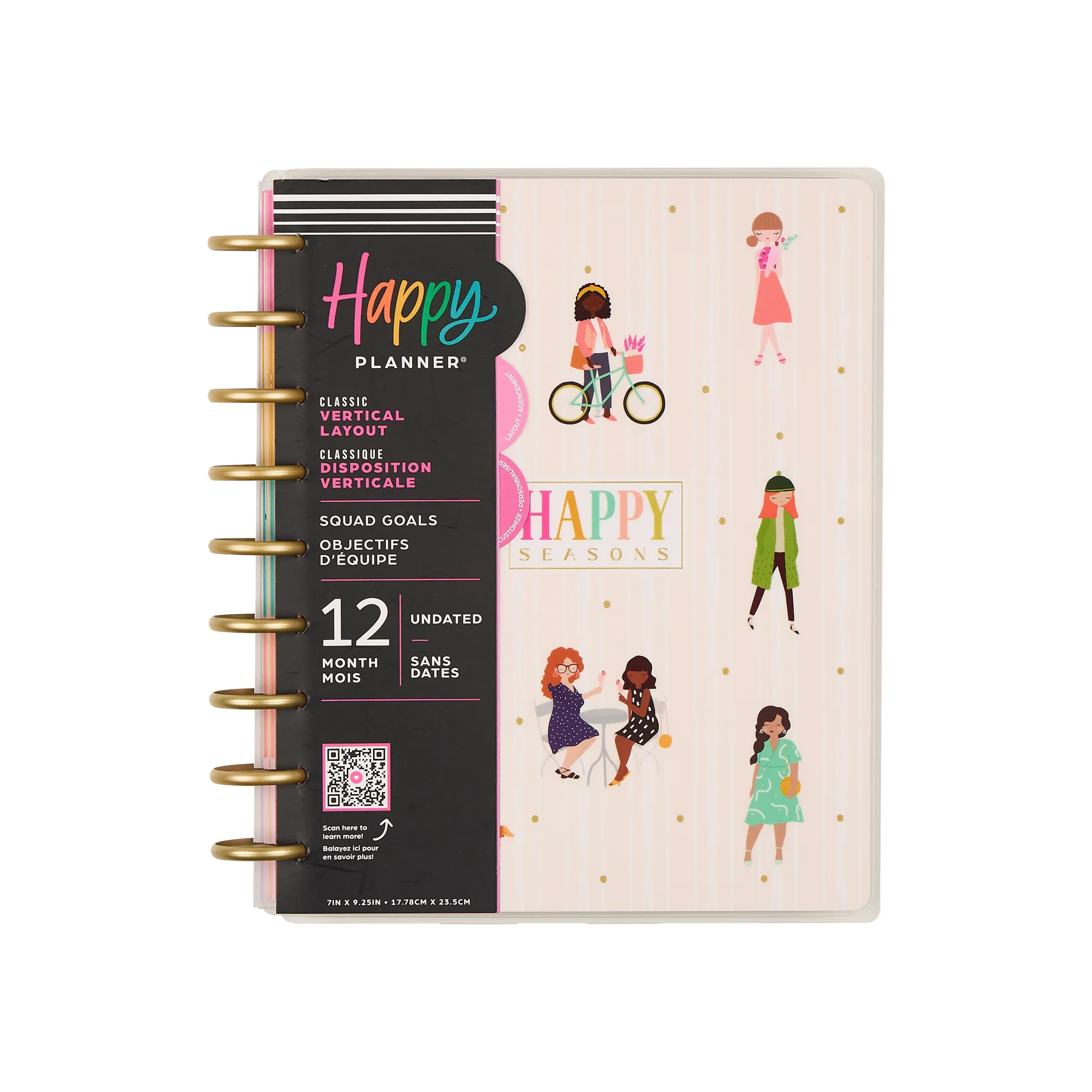 Undated OG Seasonal Squad Goals Customizable Planner - Classic Vertical Planner - 12 Months - Image 21