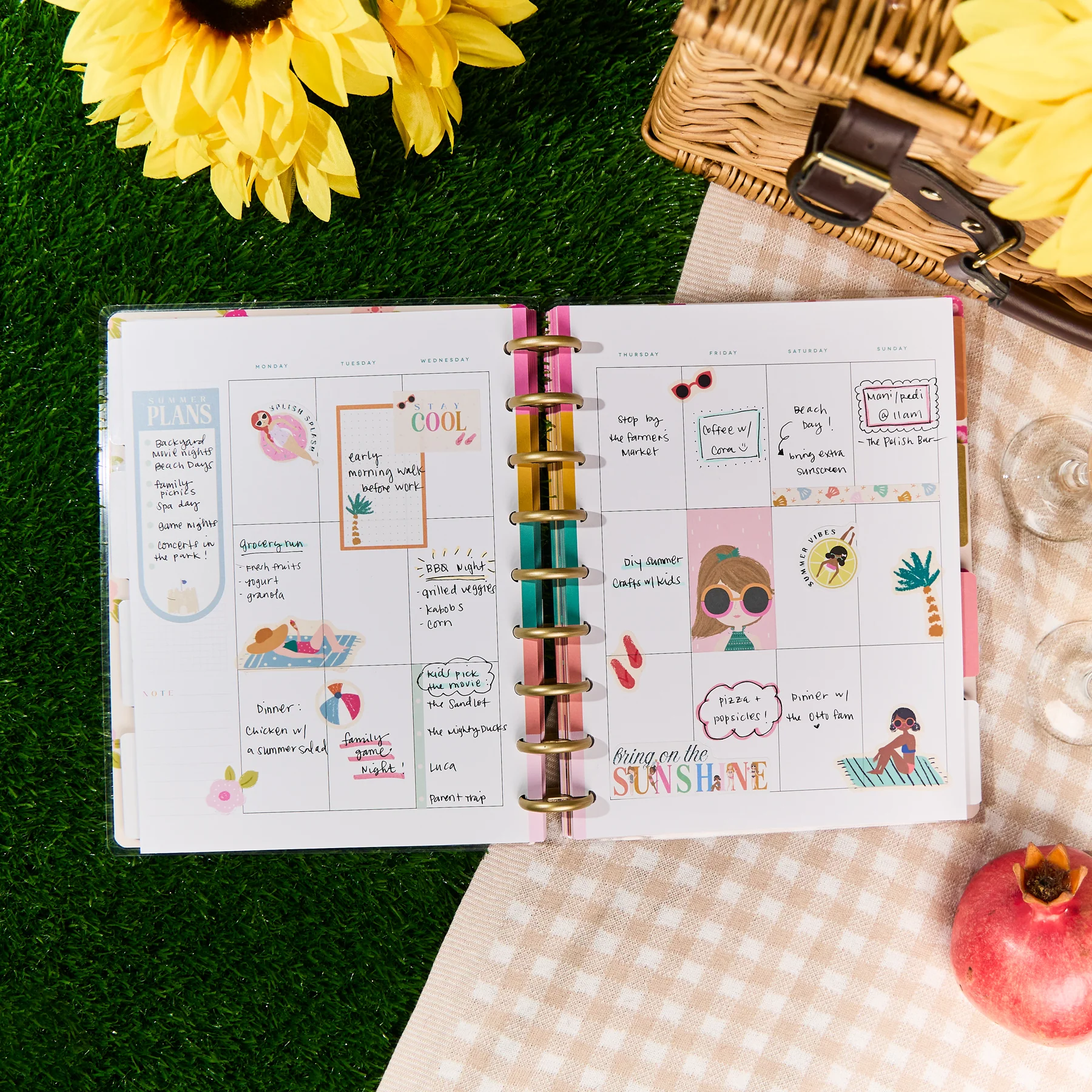 Undated OG Seasonal Squad Goals Customizable Planner - Classic Vertical Planner - 12 Months - Image 6