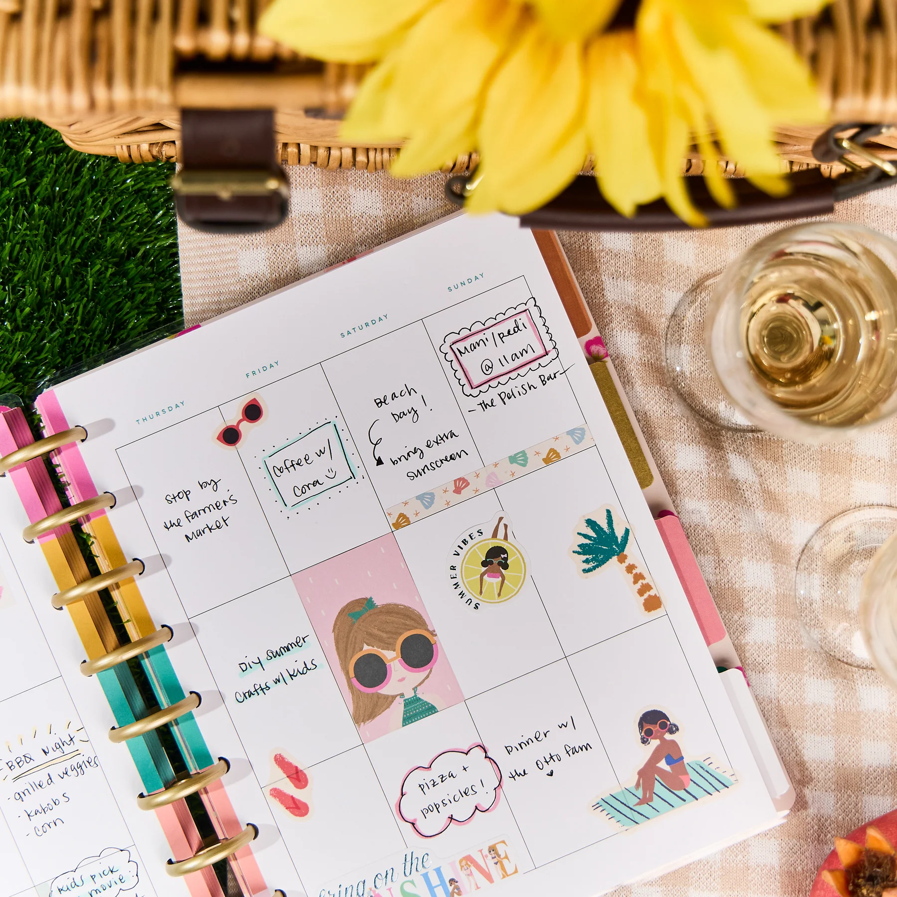 Undated OG Seasonal Squad Goals Customizable Planner - Classic Vertical Planner - 12 Months - Image 8