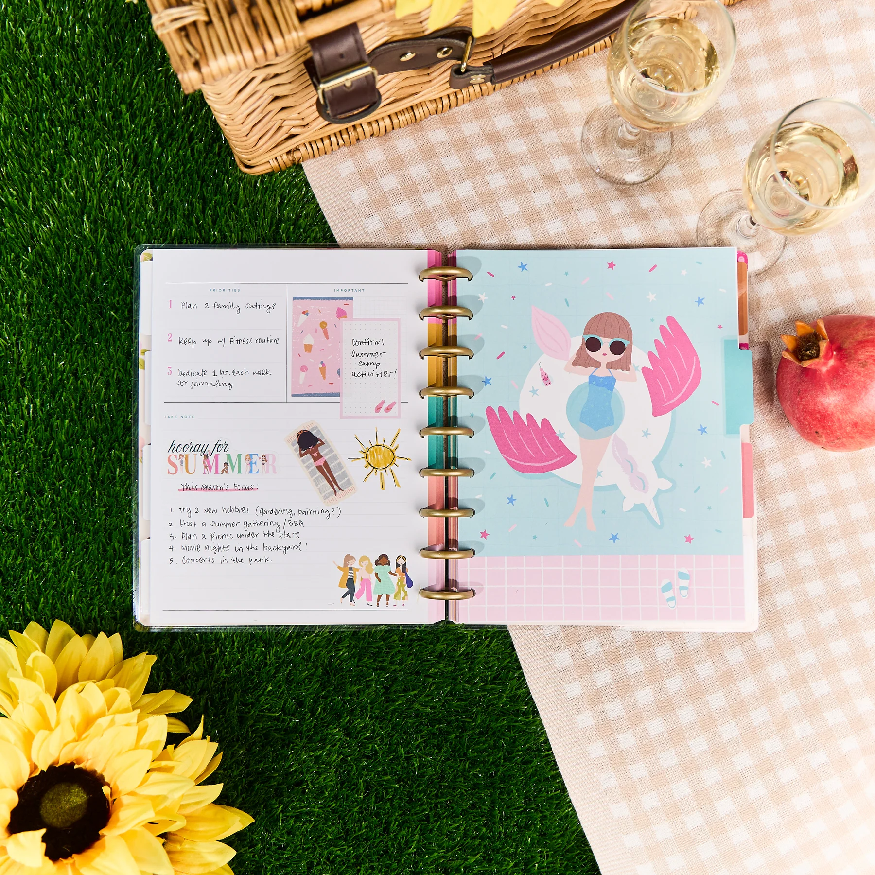 Undated OG Seasonal Squad Goals Customizable Planner - Classic Vertical Planner - 12 Months - Image 9