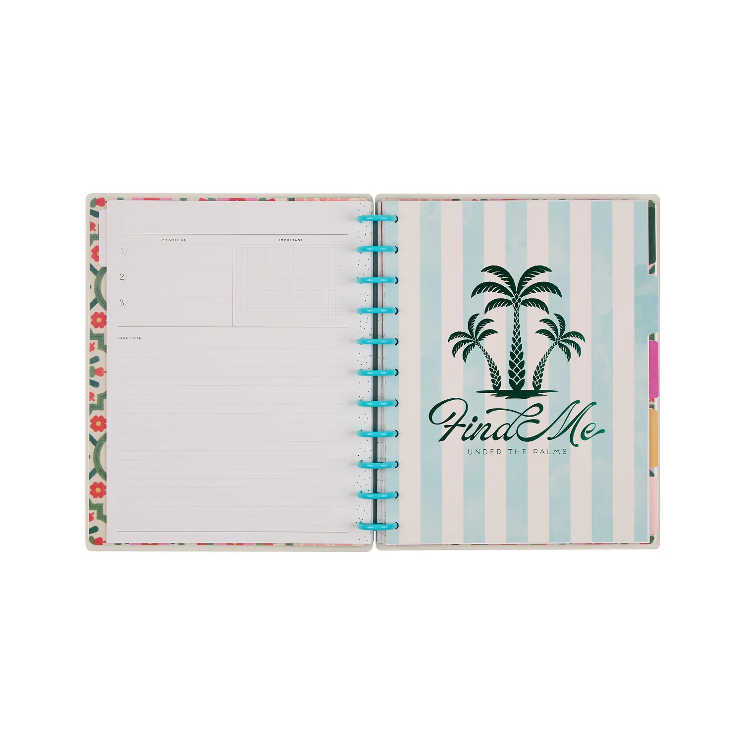 Undated Palm Beach Customizable Planner - Big Horizontal Layout - 12 Months - Image 10