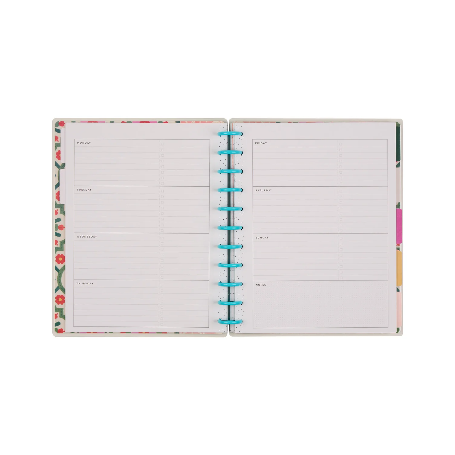Undated Palm Beach Customizable Planner - Big Horizontal Layout - 12 Months - Image 12