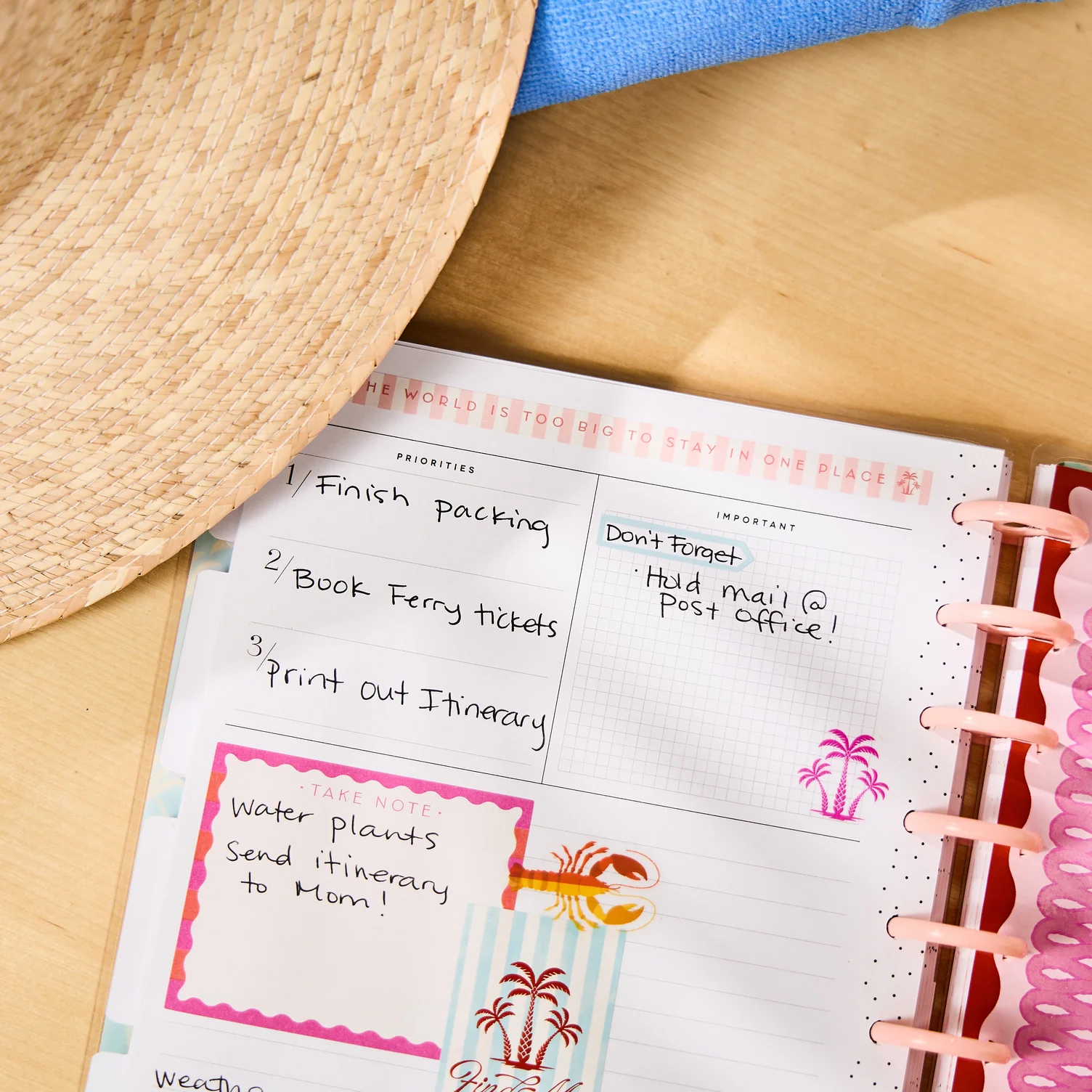 Undated Palm Beach Customizable Planner - Classic Checklist Layout - 12 Months - Image 4