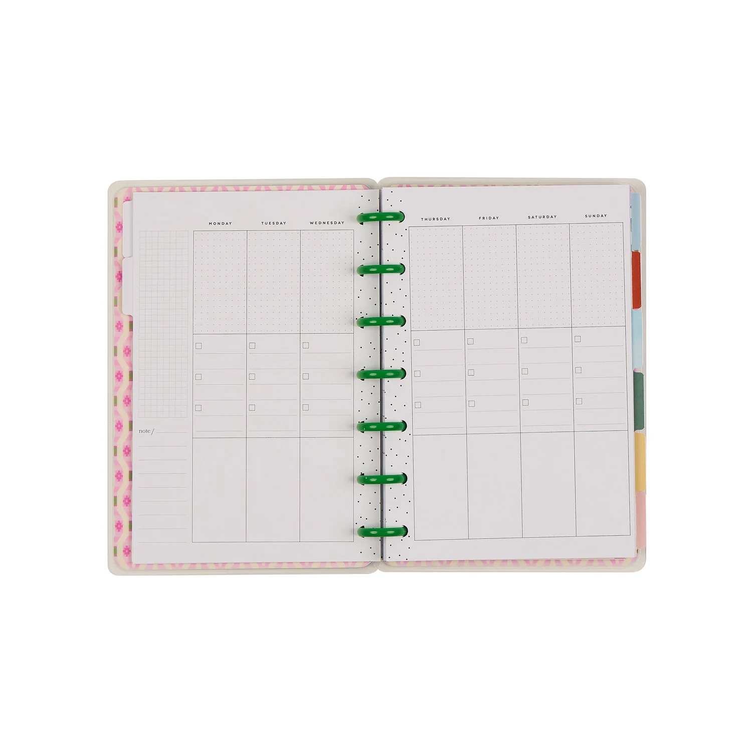 Undated Palm Beach Customizable Planner - Mini Checklist Layout - 12 Months - Image 12
