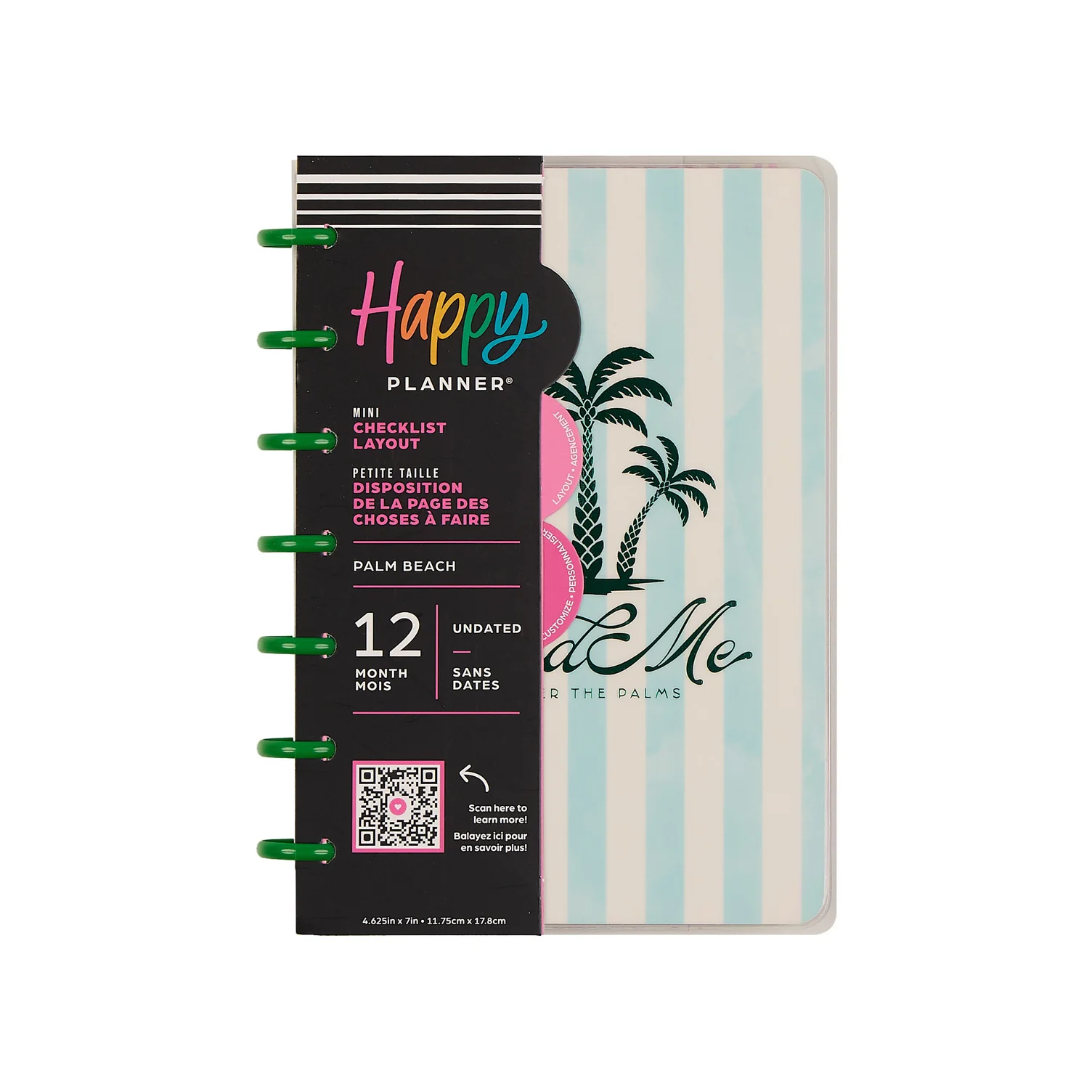 Undated Palm Beach Customizable Planner - Mini Checklist Layout - 12 Months - Image 18