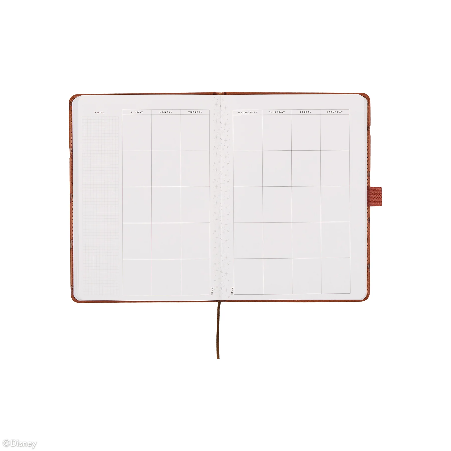 Undated Premium Camel Disney Mickey Mouse Book Bound Planner - SMALL VERTICAL LAYOUT - 12 MONTHS - Image 11