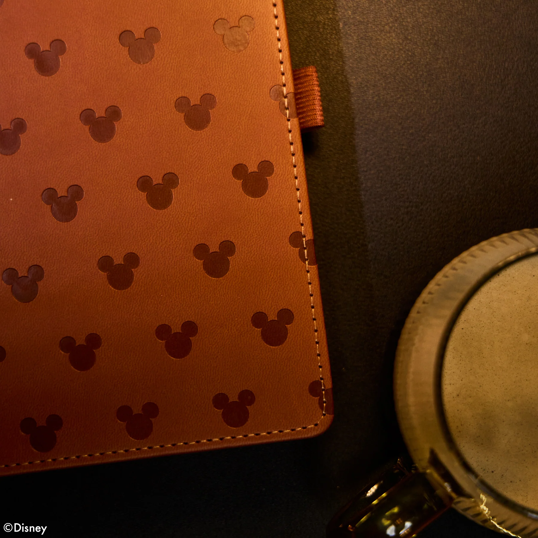 Undated Premium Camel Disney Mickey Mouse Book Bound Planner - SMALL VERTICAL LAYOUT - 12 MONTHS - Image 4