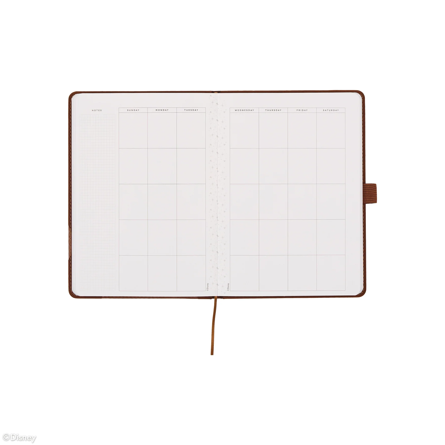 Undated Premium Espresso Disney Mickey Mouse Book Bound Planner - Small Dashboard Layout - 12 Months - Image 10