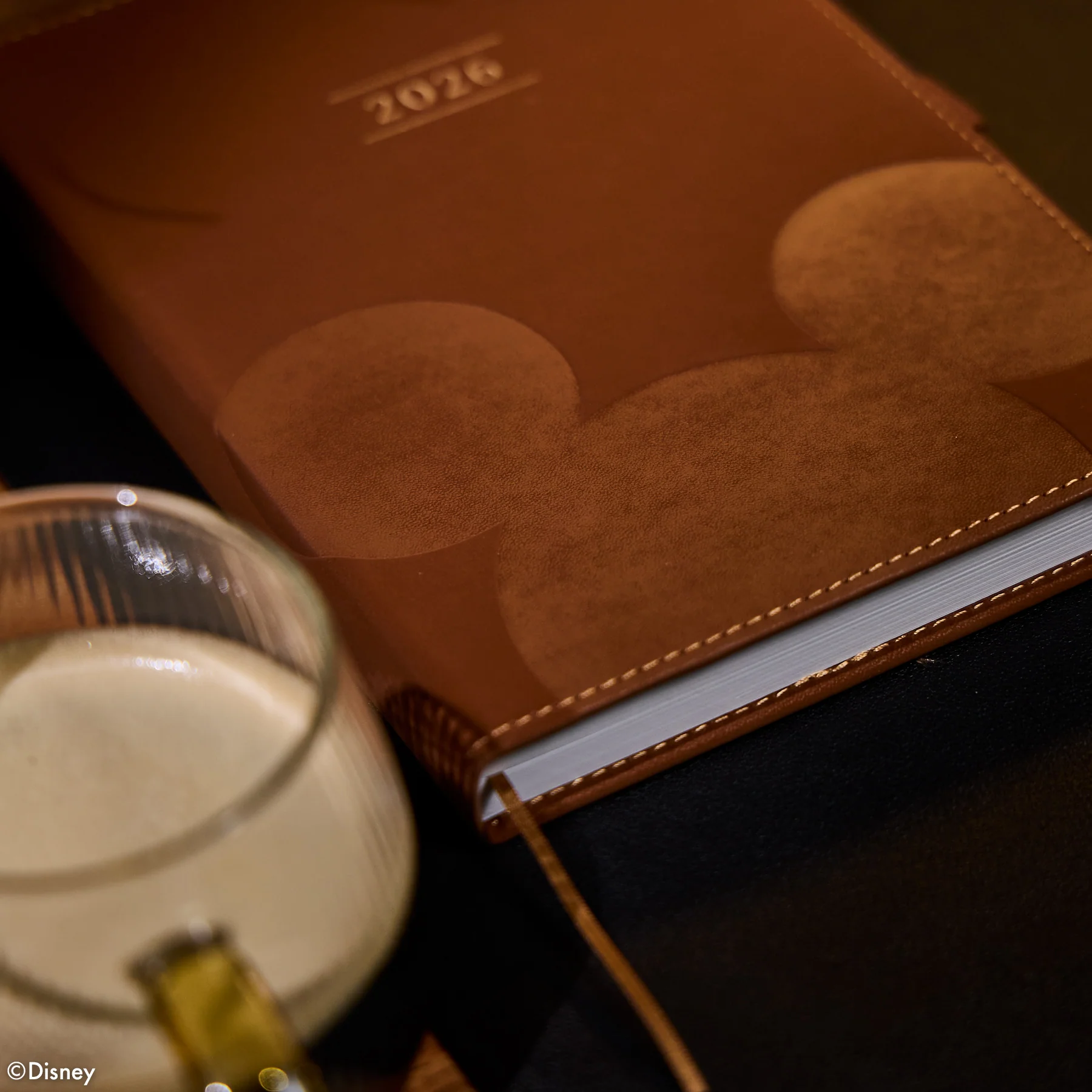 Undated Premium Espresso Disney Mickey Mouse Book Bound Planner - Small Dashboard Layout - 12 Months - Image 7