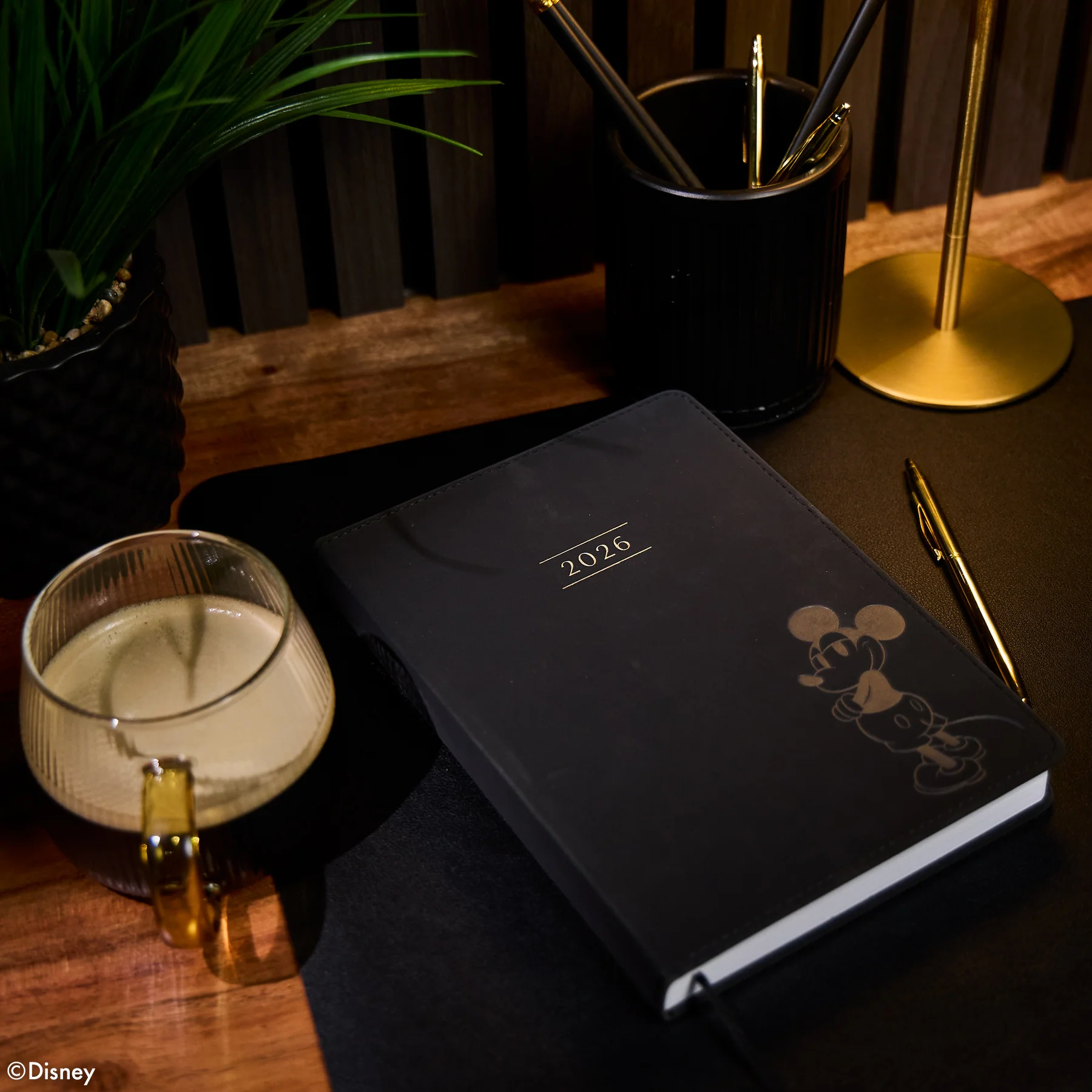 Undated Premium Obsidian Disney Mickey Mouse Book Bound Planner - Small Vertical Layout - 12 Months - Image 7
