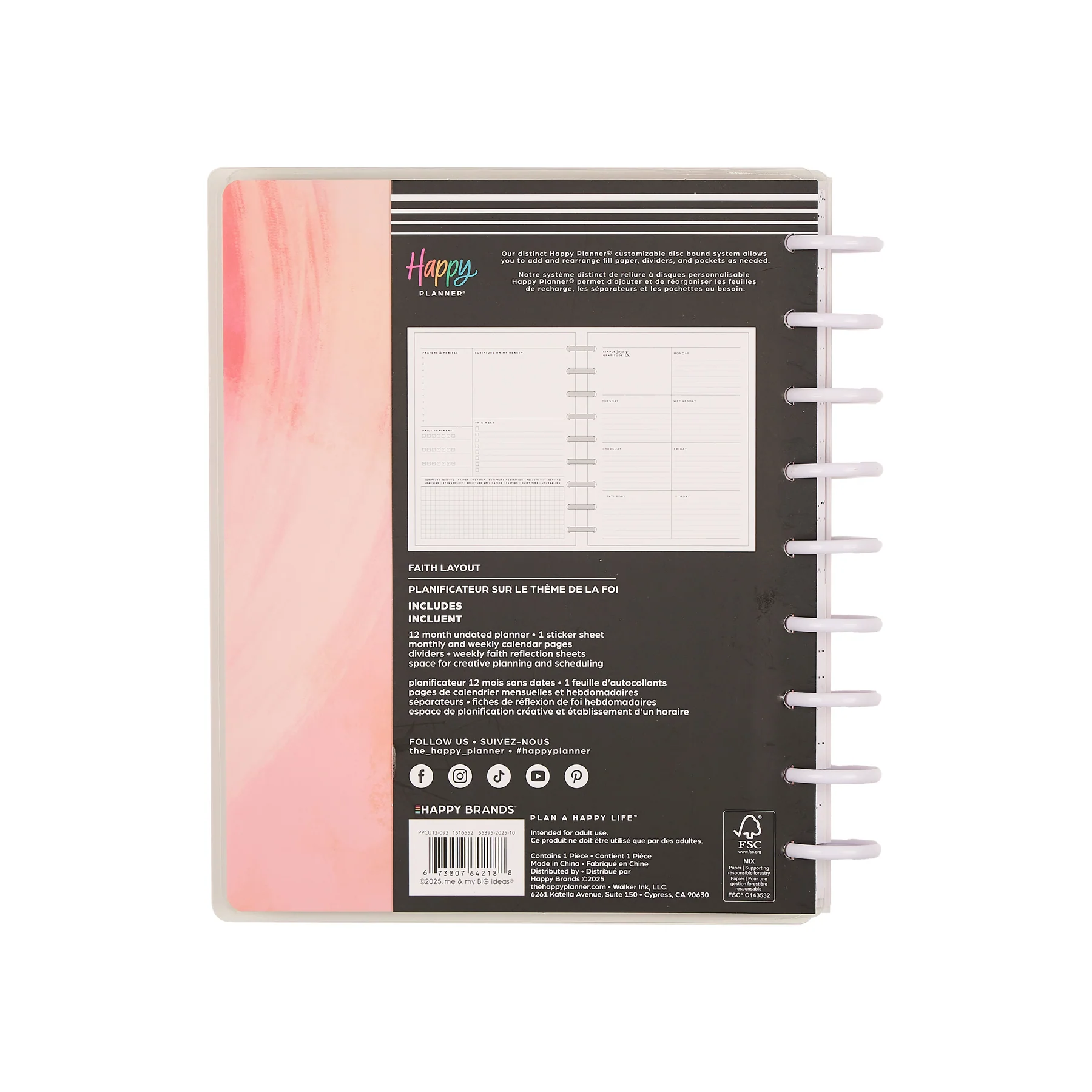 Undated Rise & Align Customizable Faith Planner - Classic Faith Layout - 12 Months - Image 27