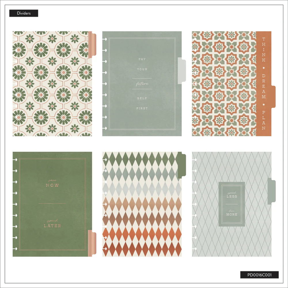 Undated Sage & Terracotta Customizable Budget Planner - Classic Budget Layout - 12 Months - Image 10