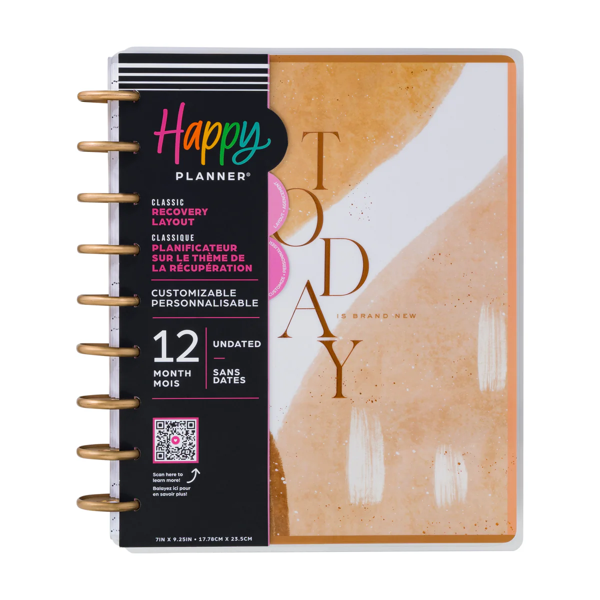 Undated Sand & Stone Customizable Recovery Planner - Classic Recovery Layout - 12 Months - Image 11