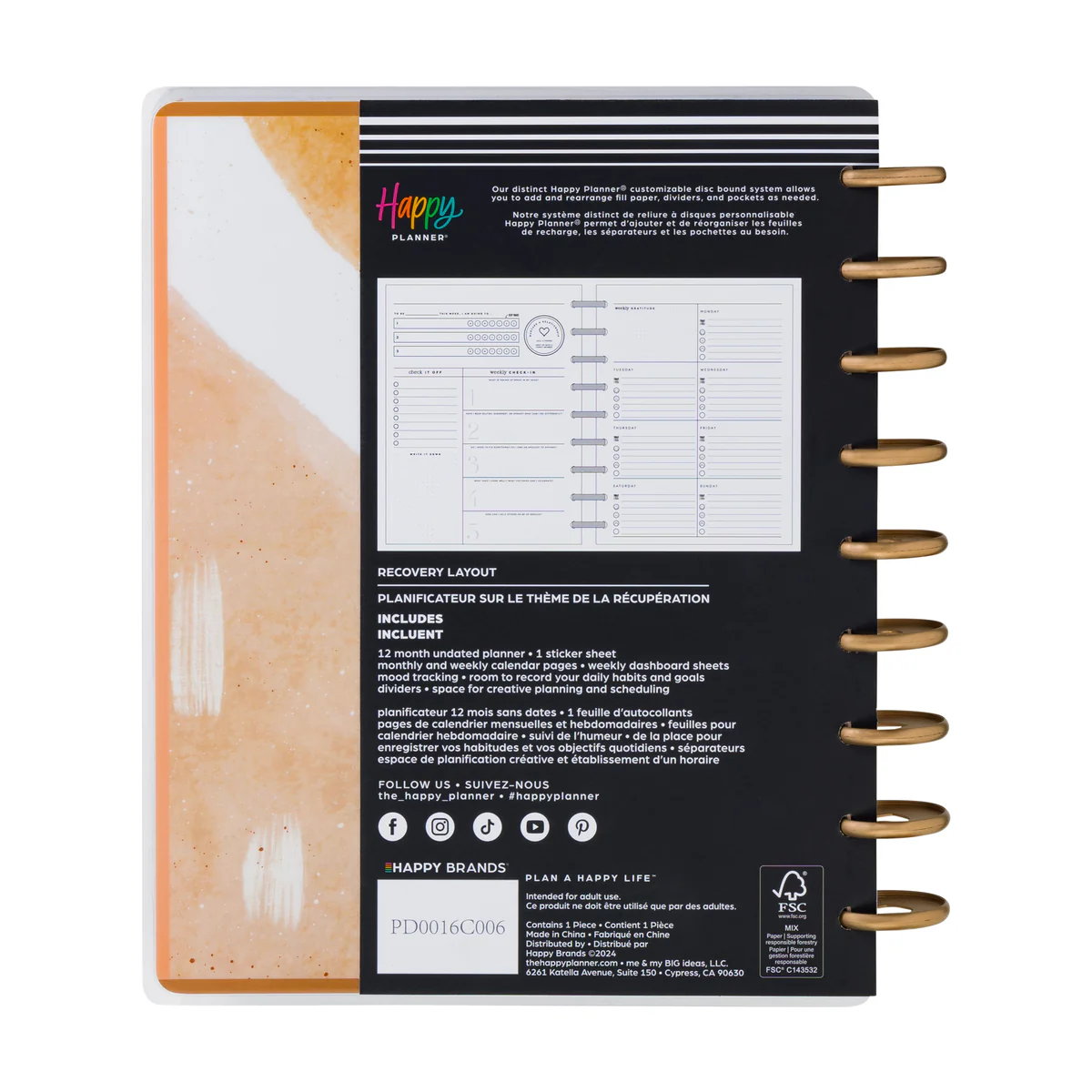 Undated Sand & Stone Customizable Recovery Planner - Classic Recovery Layout - 12 Months - Image 13