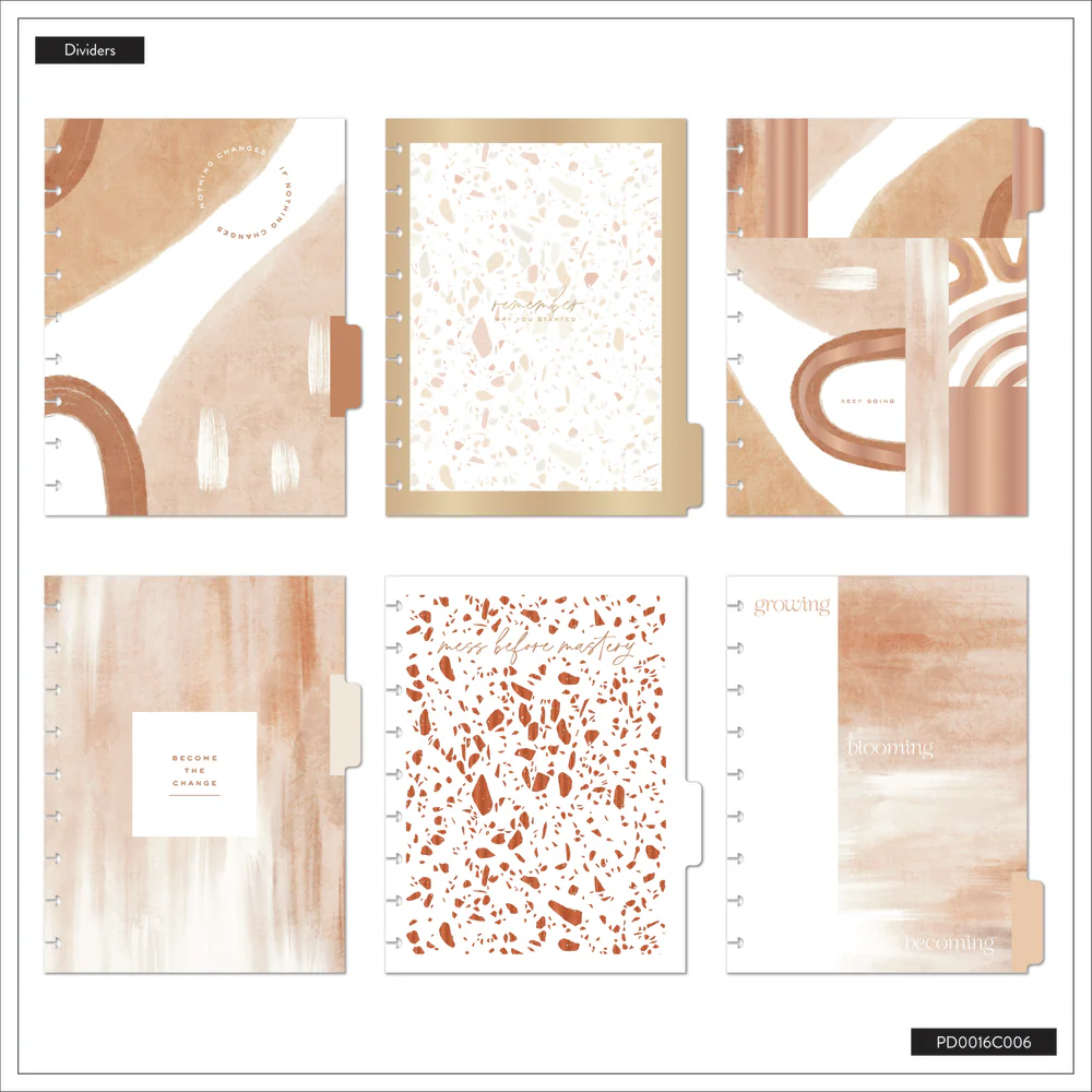 Undated Sand & Stone Customizable Recovery Planner - Classic Recovery Layout - 12 Months - Image 9