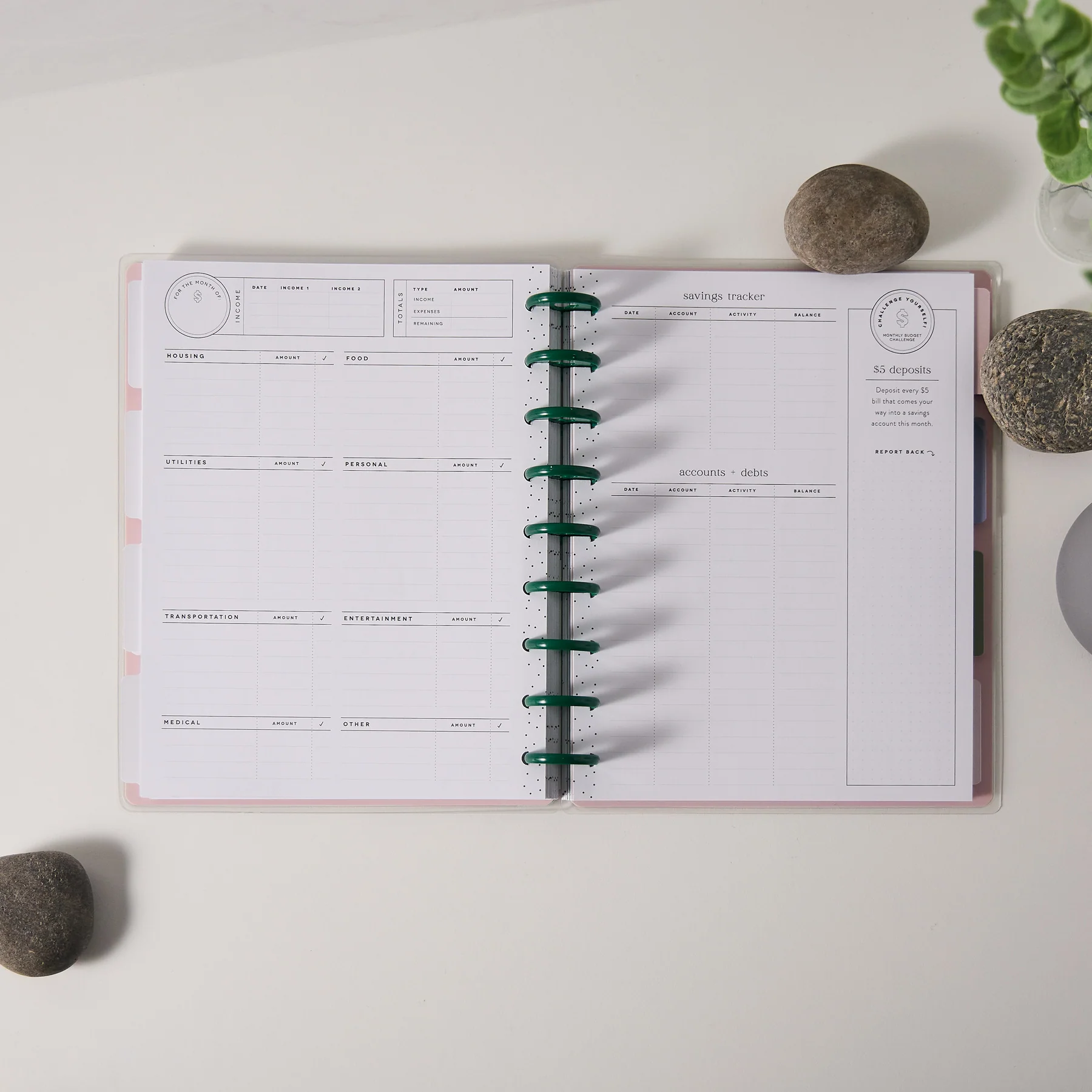 Undated Savvy Budgeter Customizable Budget Planner - Classic Budget Layout - 12 Months - Image 10
