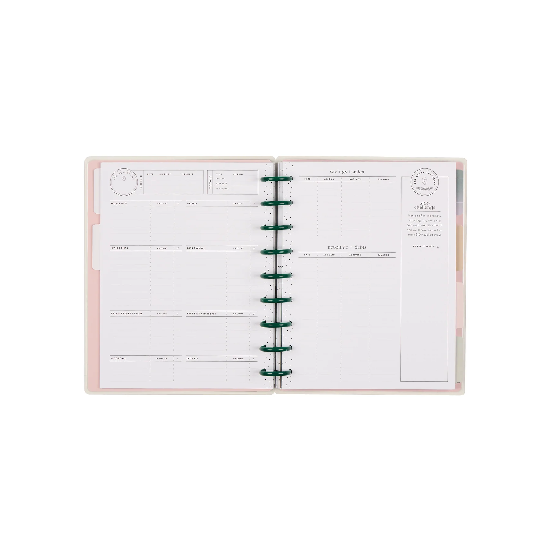 Undated Savvy Budgeter Customizable Budget Planner - Classic Budget Layout - 12 Months - Image 18