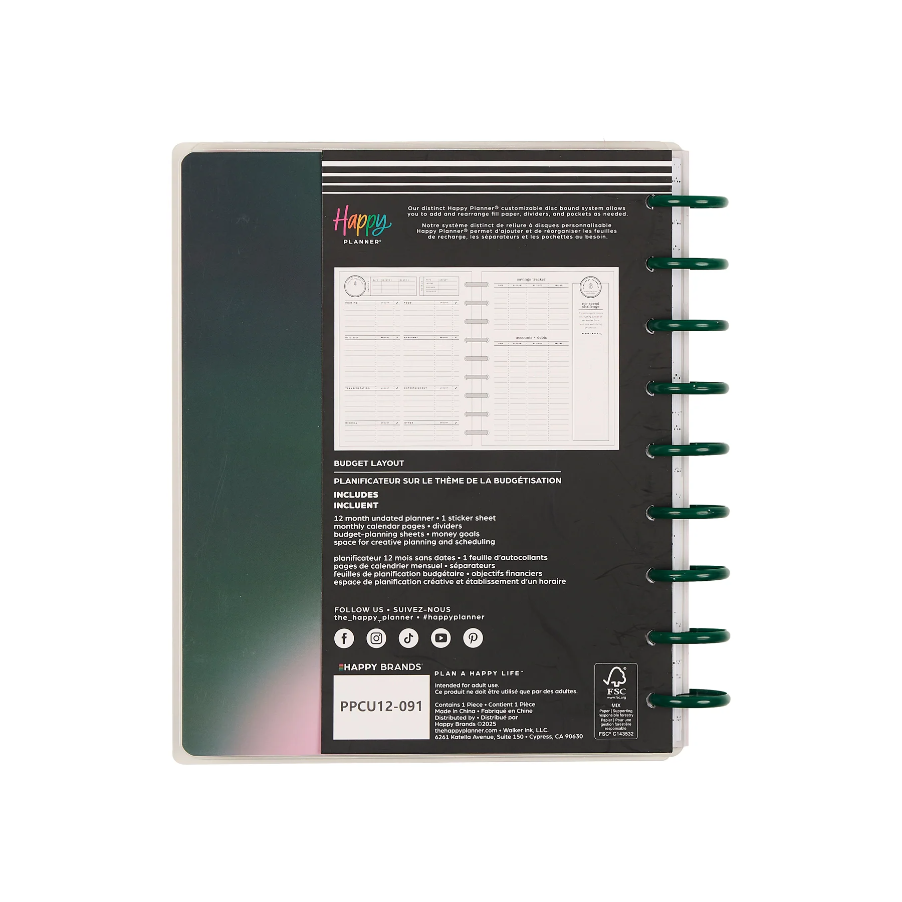 Undated Savvy Budgeter Customizable Budget Planner - Classic Budget Layout - 12 Months - Image 25