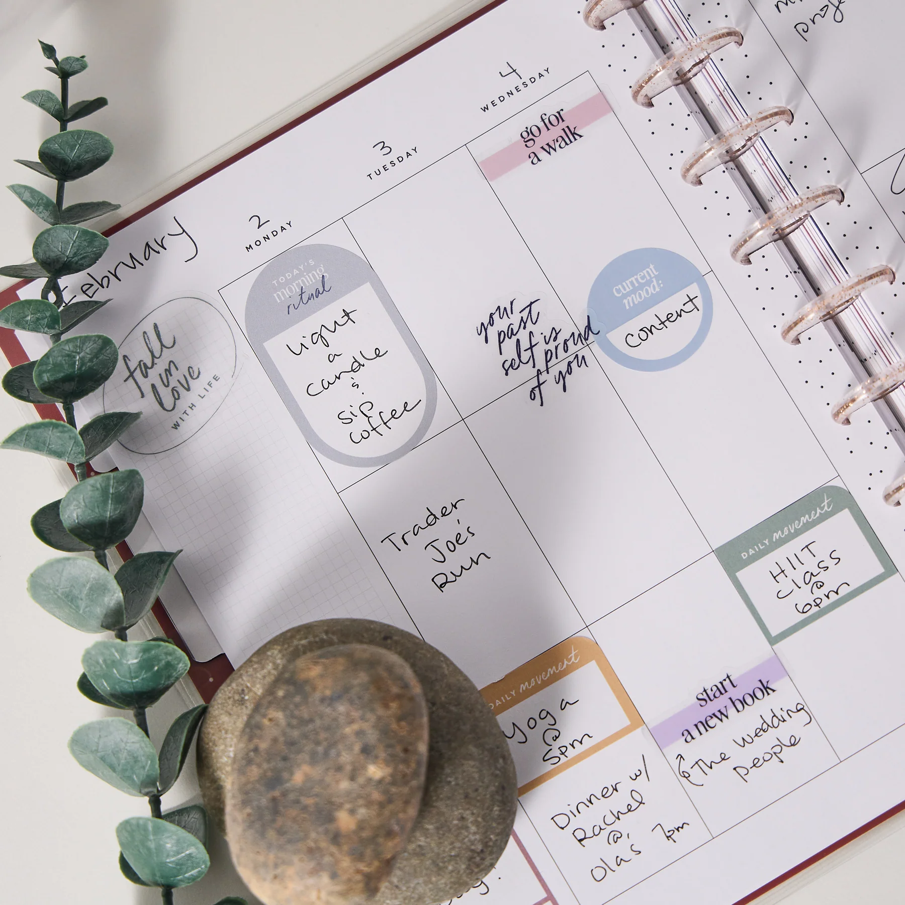 Undated See the Good Customizable Planner - Classic Vertical Layout - 12 Months - Image 4