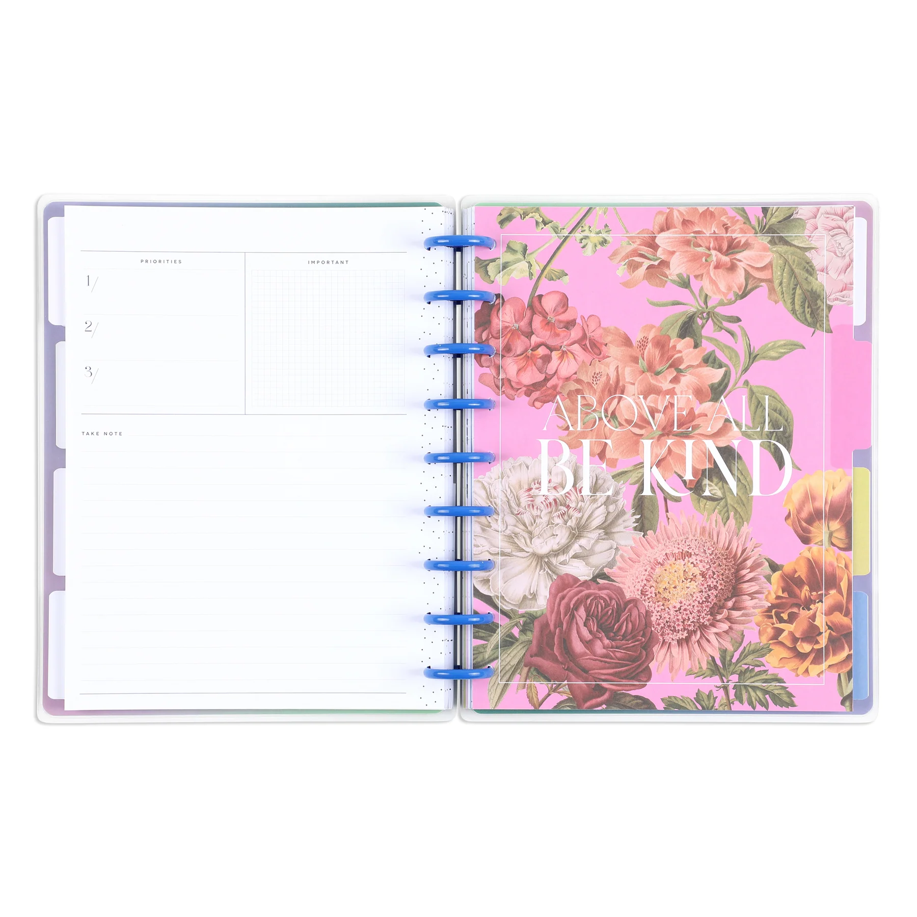 Undated Seeds of Joy Happy Planner - Classic Dashboard Layout - 12 Months - Image 2