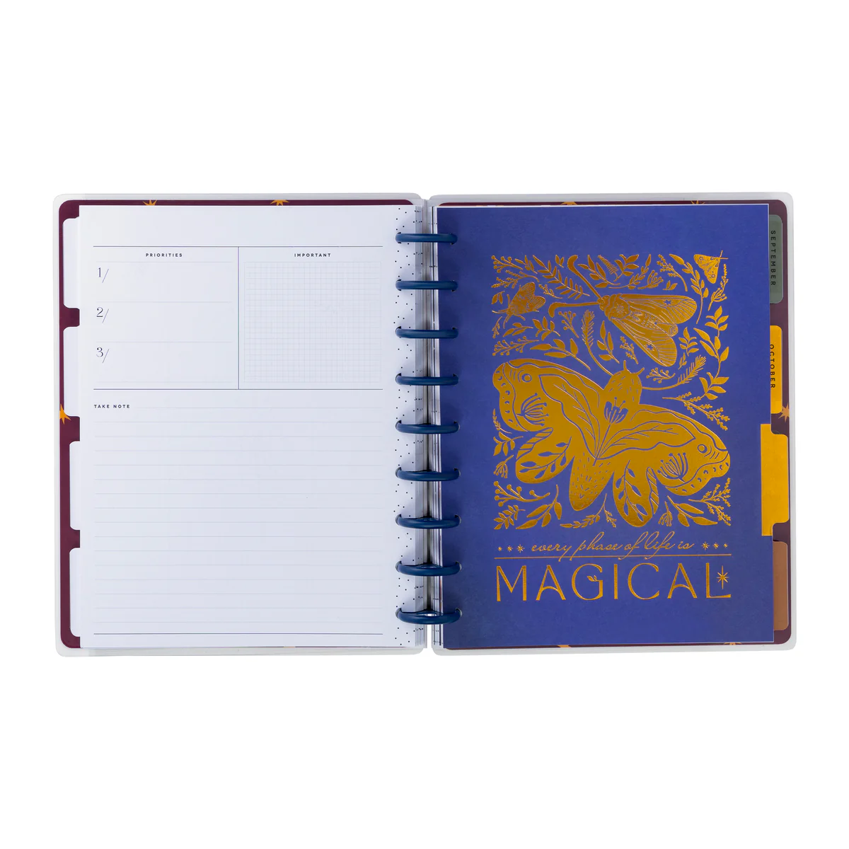 Undated Share Your Magic Customizable Planner - Classic Vertical Layout - 12 Months - Image 6