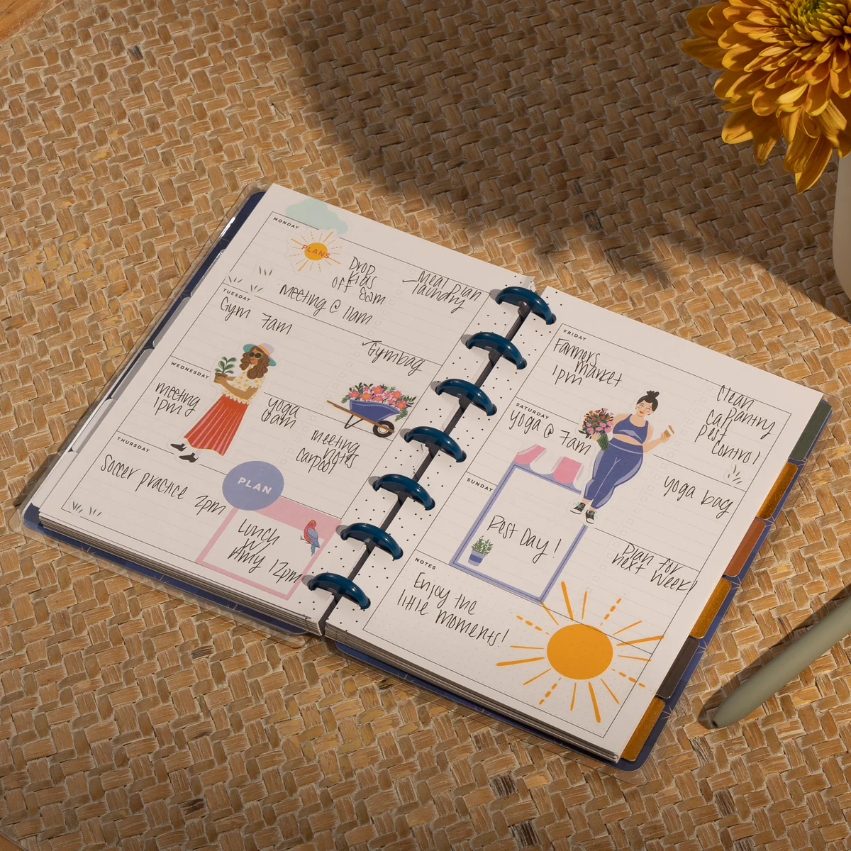 Undated Share Your Magic Customizable Planner - Mini Horizontal Layout - 12 Months - Image 2