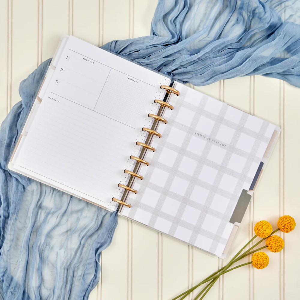 Undated Simple Essentials Happy Planner - Classic Vertical Layout - 12 Months - Image 4