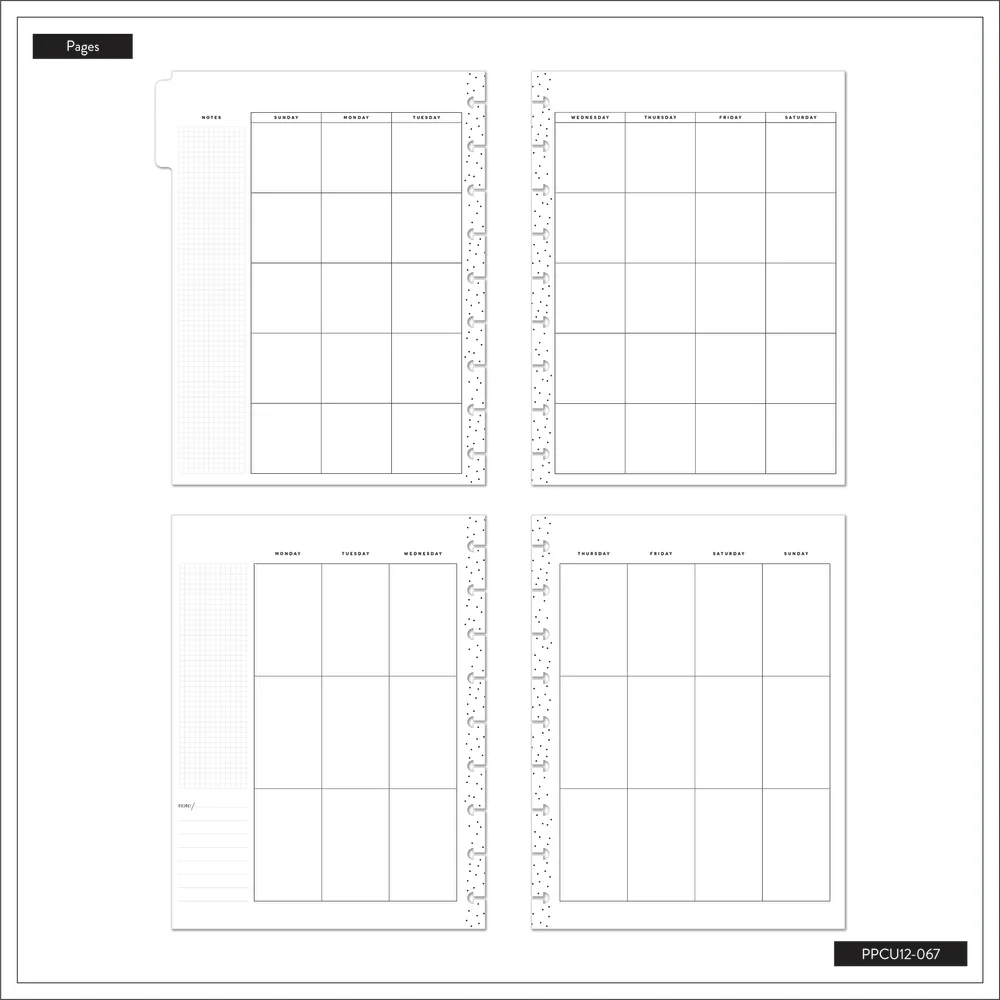 Undated Simple Essentials Happy Planner - Classic Vertical Layout - 12 Months - Image 8