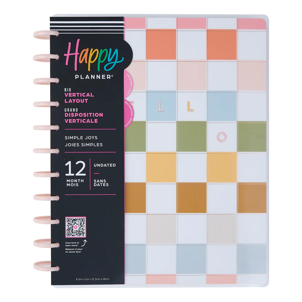 Undated Simple Joys Happy Planner - Big Vertical Layout - 12 Months - Image 11