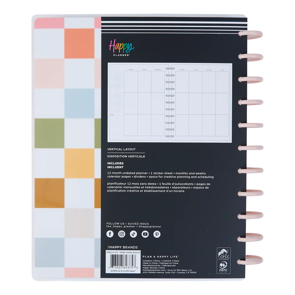 Undated Simple Joys Happy Planner - Big Vertical Layout - 12 Months - Image 12