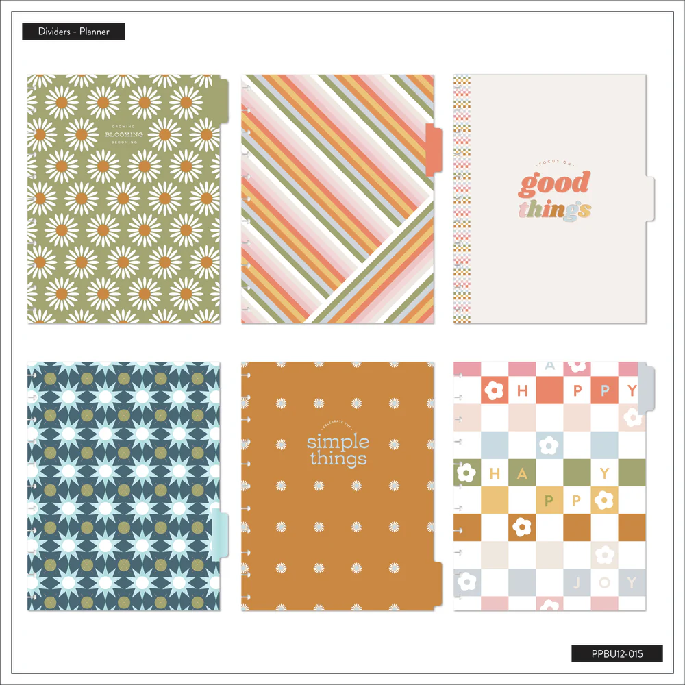 Undated Simple Joys Happy Planner - Big Vertical Layout - 12 Months - Image 8