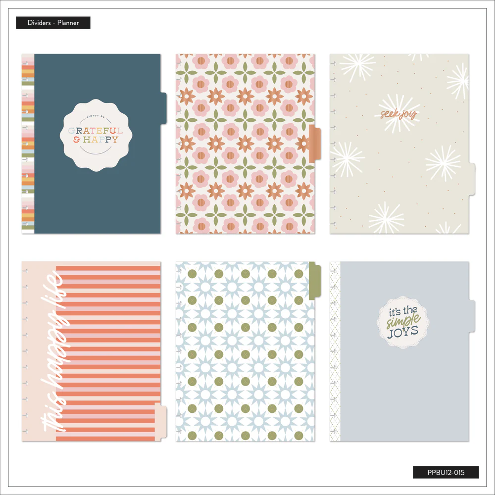 Undated Simple Joys Happy Planner - Big Vertical Layout - 12 Months - Image 9