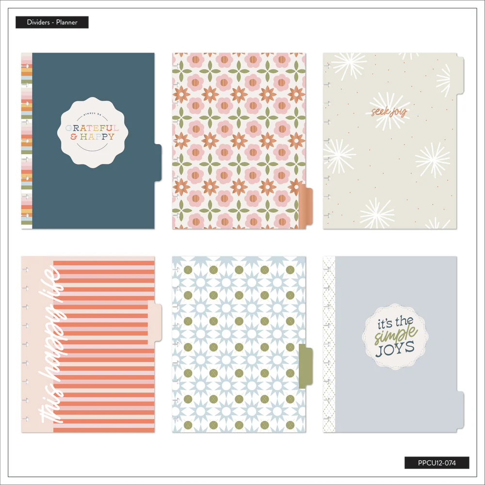 Undated Simple Joys Happy Planner - Classic Vertical Layout - 12 Months - Image 9