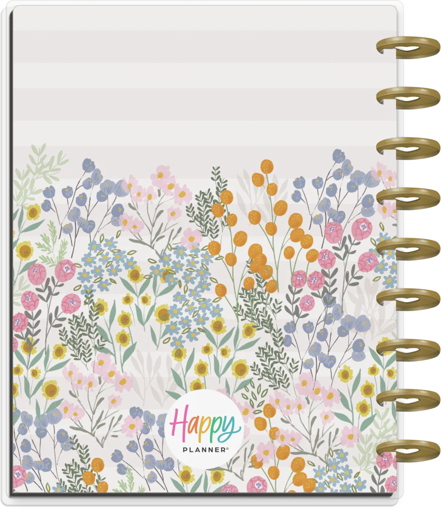 Undated Soft Florals Happy Planner - Classic Dashboard Layout - 12 Months - Image 11