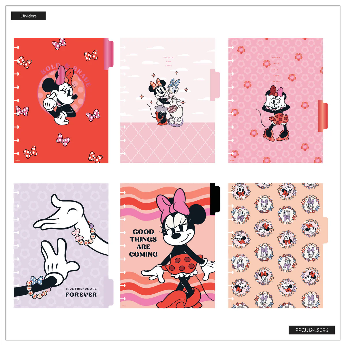 Undated SPECIALTY Disney Minnie Mouse Bow Happy Customizable Planner - Classic Vertical Layout - 12 Months - Image 23