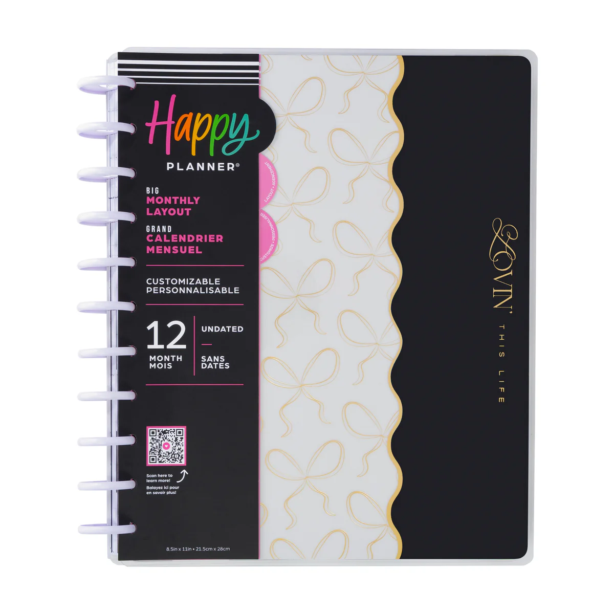 Undated Sweet & Simple Customizable Planner - Big Monthly Layout - 12 Months - Image 11
